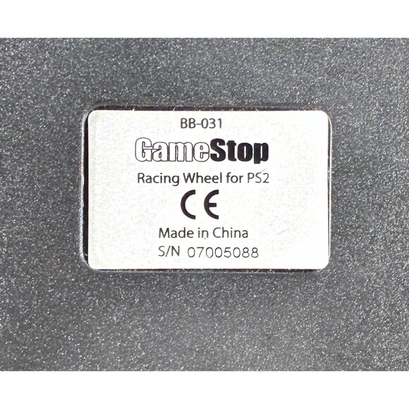 GameStop GS PlayStation 2 BB-031 Wired Racing Wheel and Pedals Tested - Picture 11 of 13